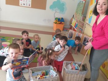 Odwiedziny pań z biblioteki