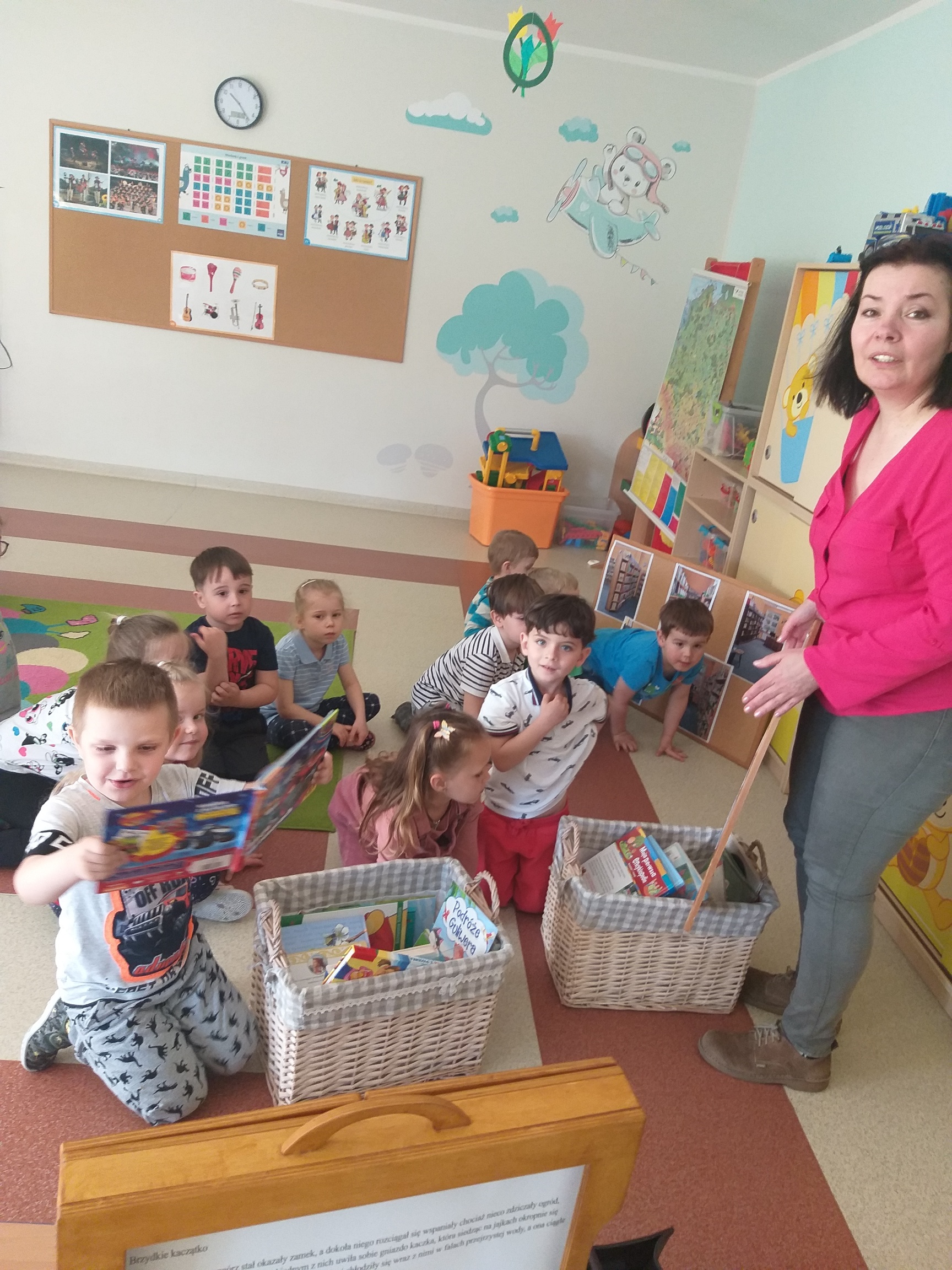 Odwiedziny pań z biblioteki